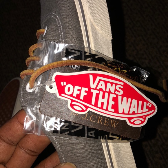 VANS OFF THE WALL GRAY SHOES size 9 men’s 10 women - Picture 6 of 8